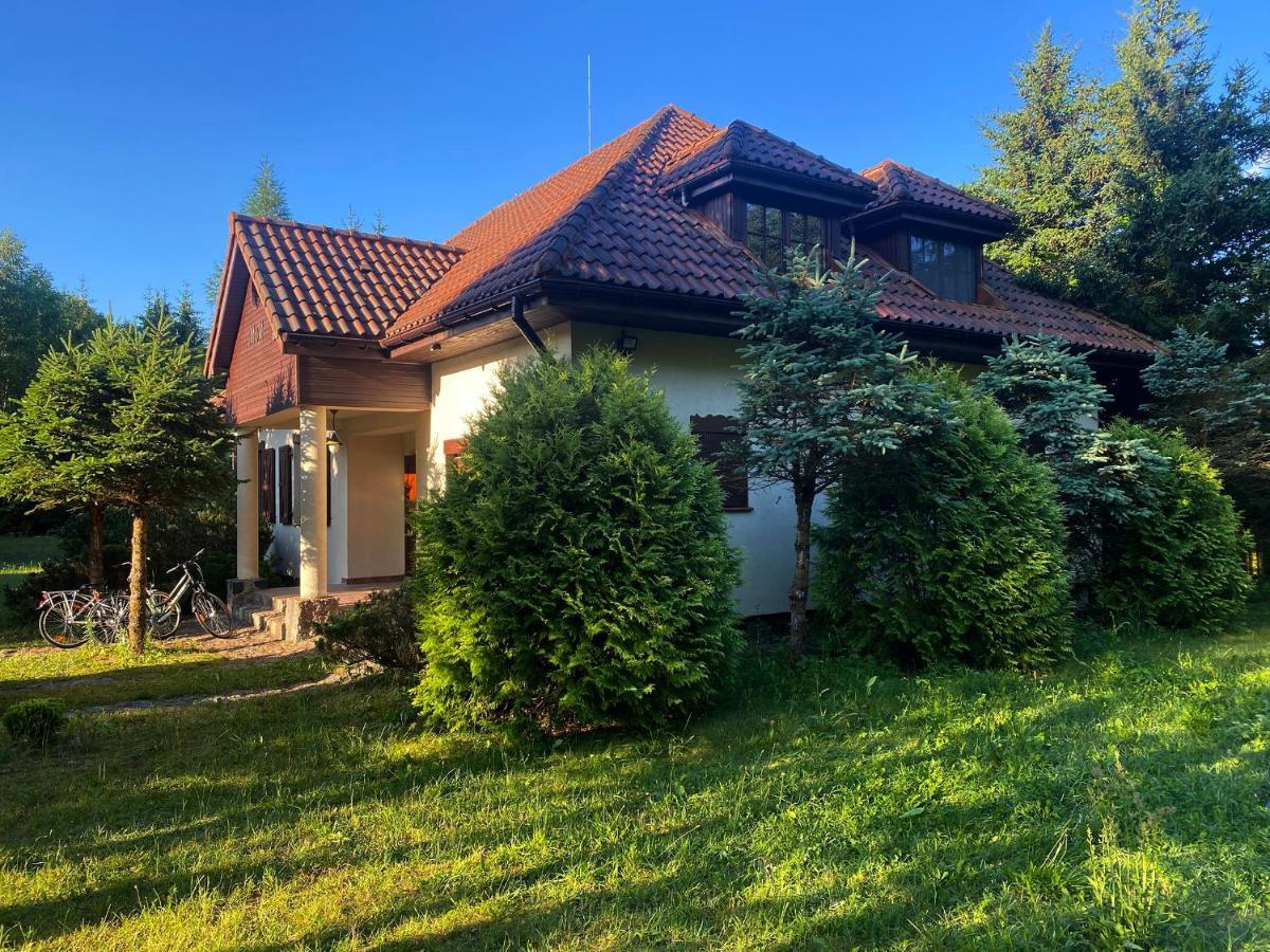 Szeroki Bor Oaza W Puszczy Z Sauna, Bania I Jacuzzi Exterior photo