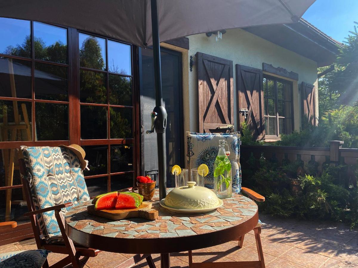 Szeroki Bor Oaza W Puszczy Z Sauna, Bania I Jacuzzi Exterior photo