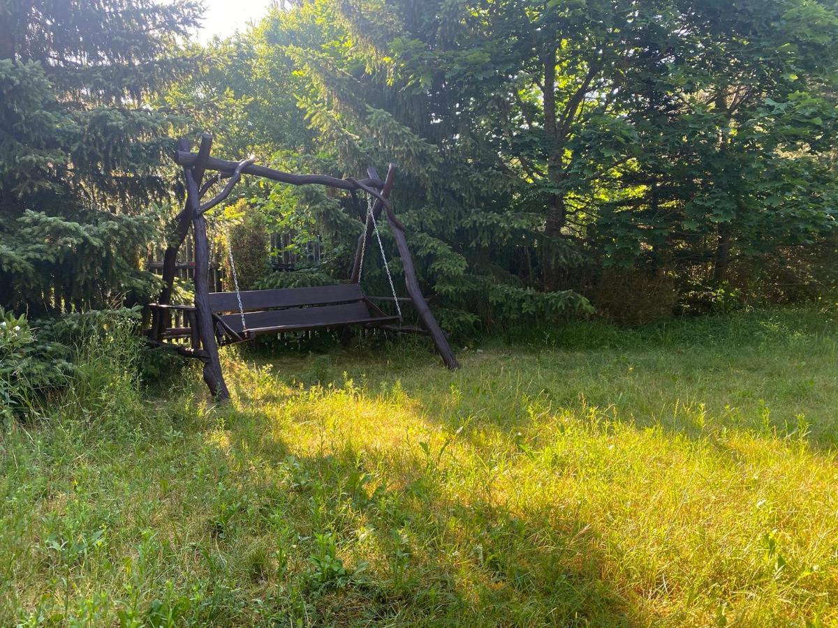Szeroki Bor Oaza W Puszczy Z Sauna, Bania I Jacuzzi Exterior photo